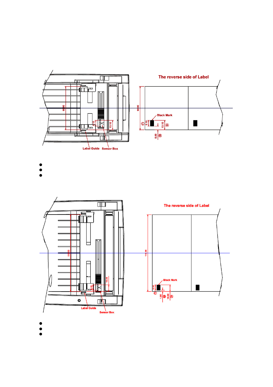 4. black mark paper | GoDEX EZDT4 User Manual | Page 32 / 44