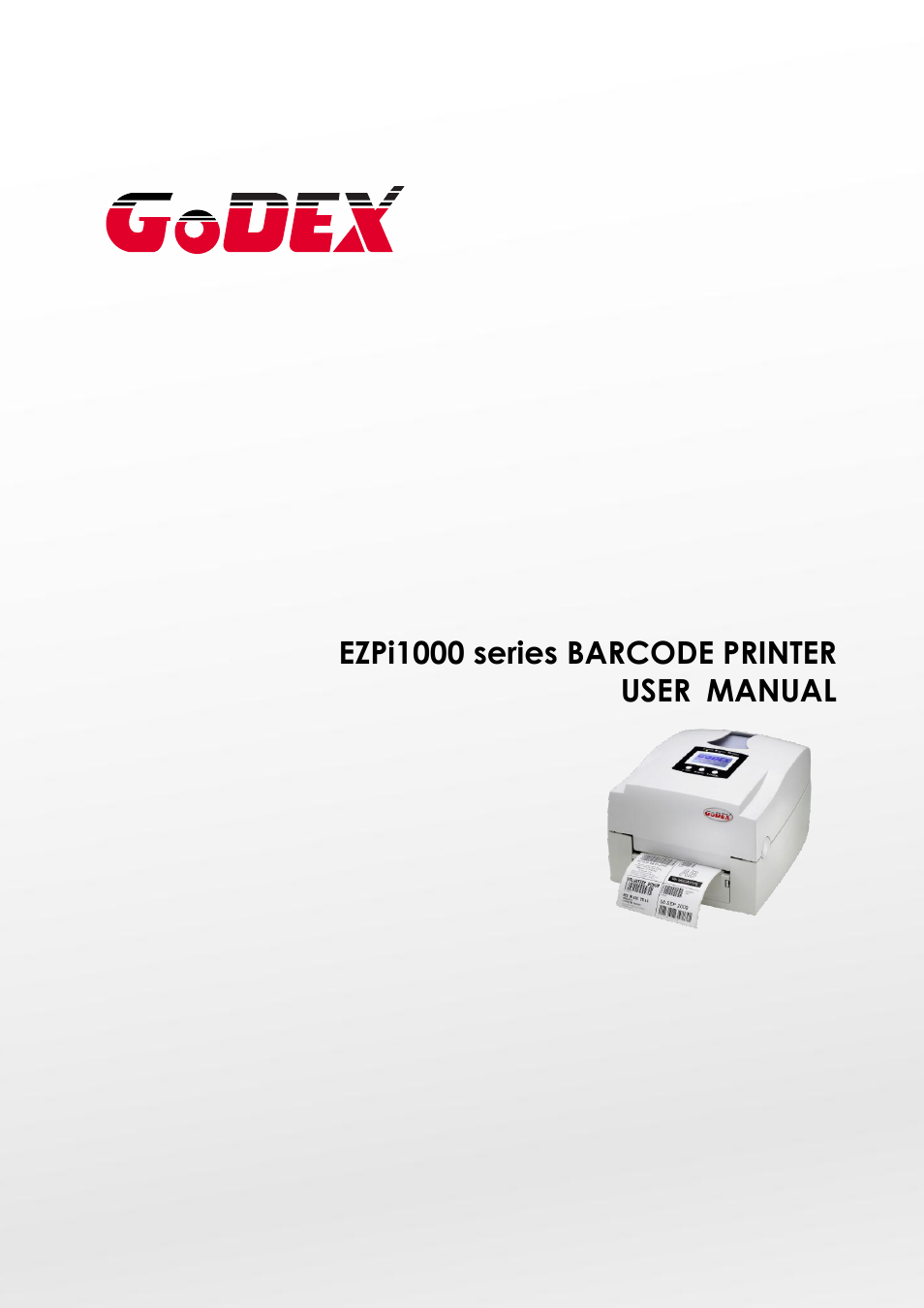 GoDEX EZPi1000 series User Manual | 46 pages