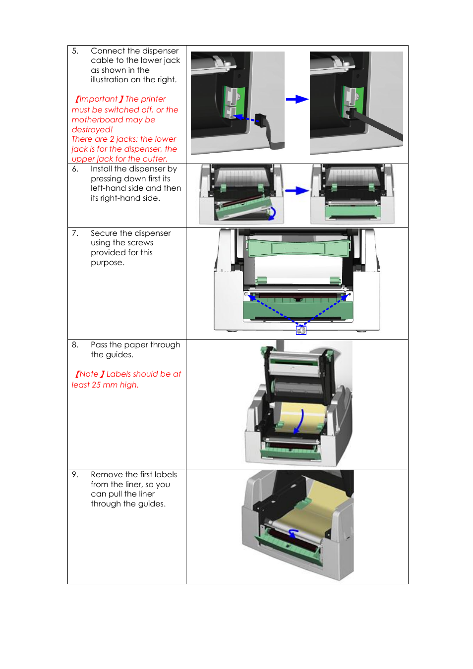 GoDEX EZPi1000 series User Manual | Page 33 / 46