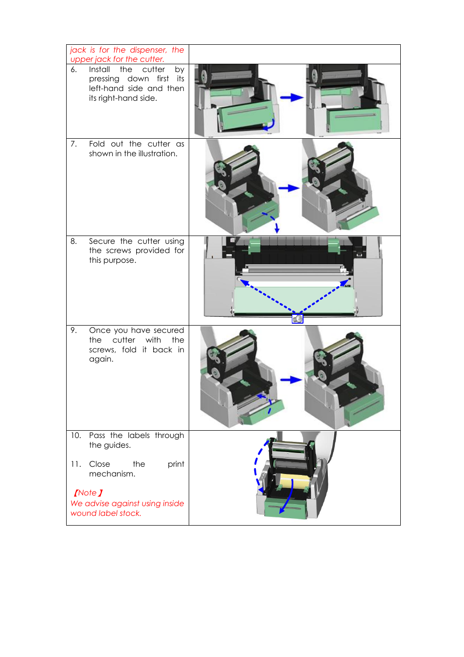 GoDEX EZPi1000 series User Manual | Page 36 / 46
