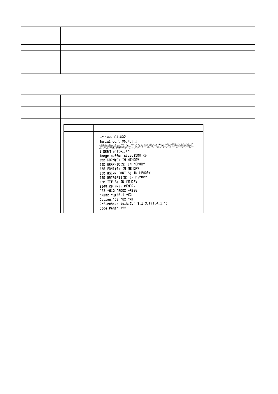 Wx - label width setting, Xget,config - return the configure status, Xget,config | GoDEX EZPL User Manual | Page 15 / 89