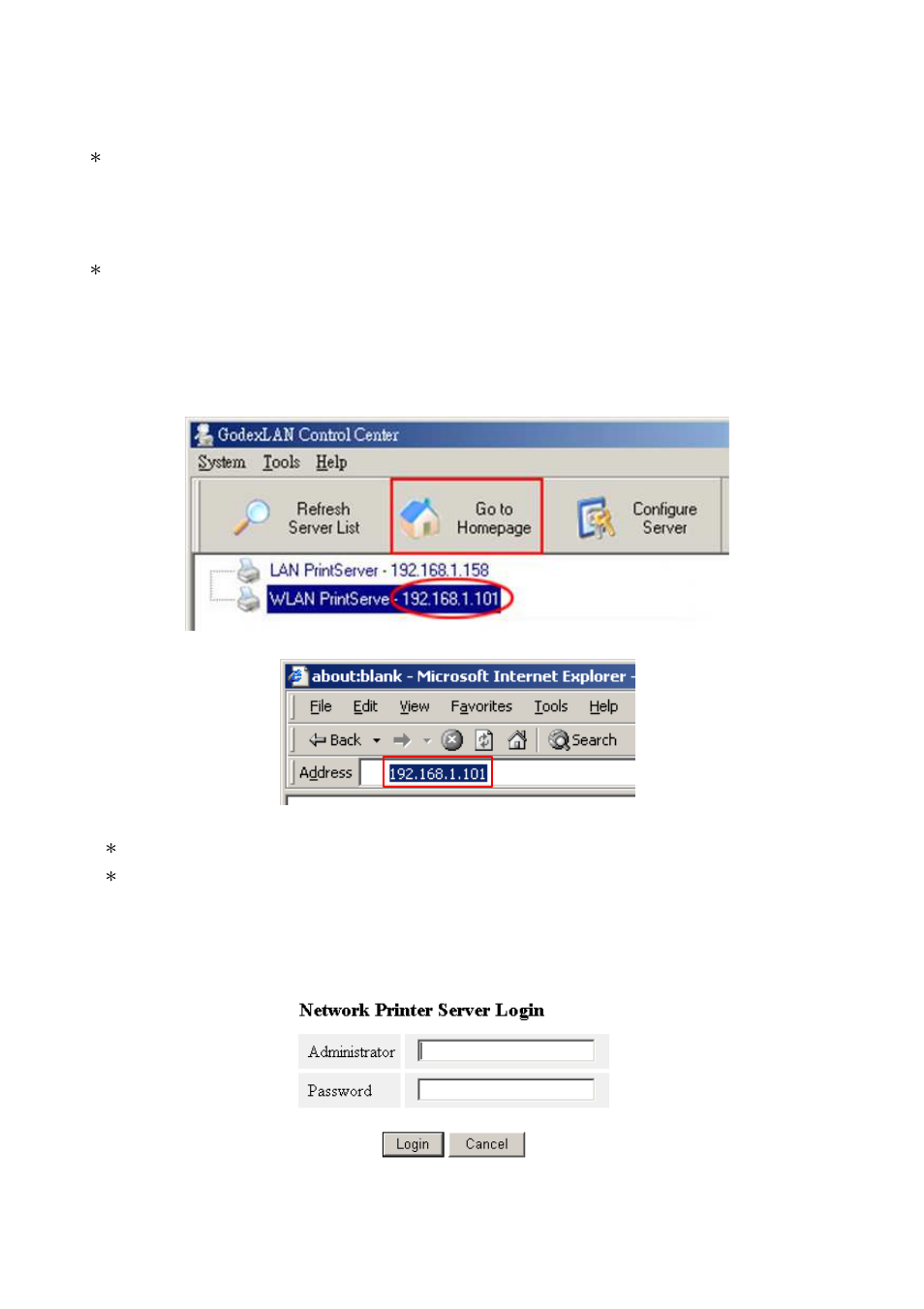 GoDEX Ethernet Control Center User Manual | Page 12 / 31