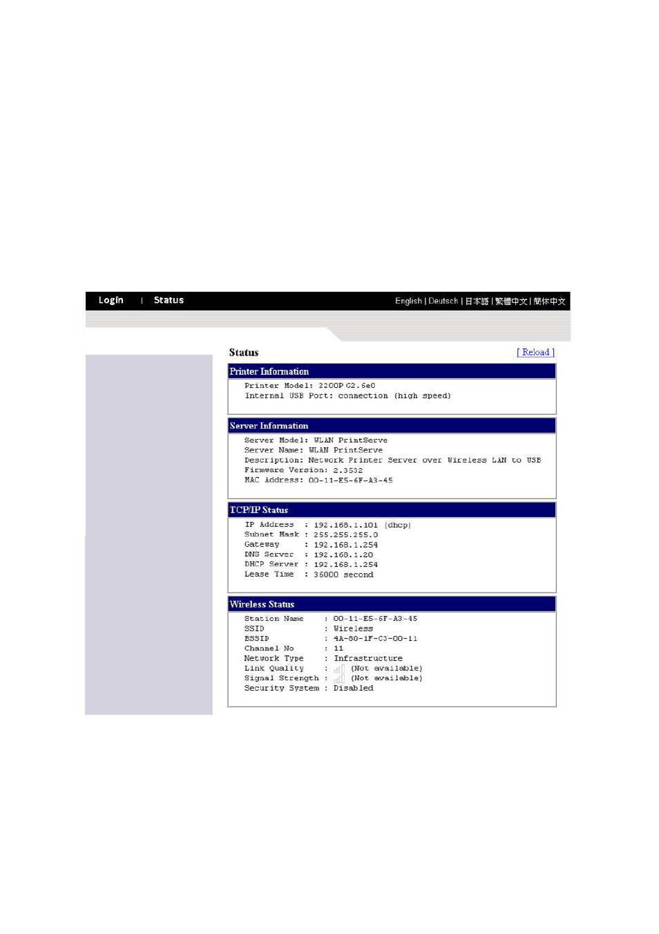 The server’s web pages, 1. introduction, 2. using the server’s web pages | GoDEX Ethernet Control Center User Manual | Page 21 / 31