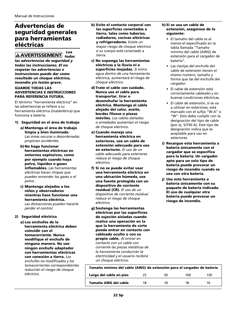 Campbell Hausfeld DG201800CD User Manual | Page 22 / 32