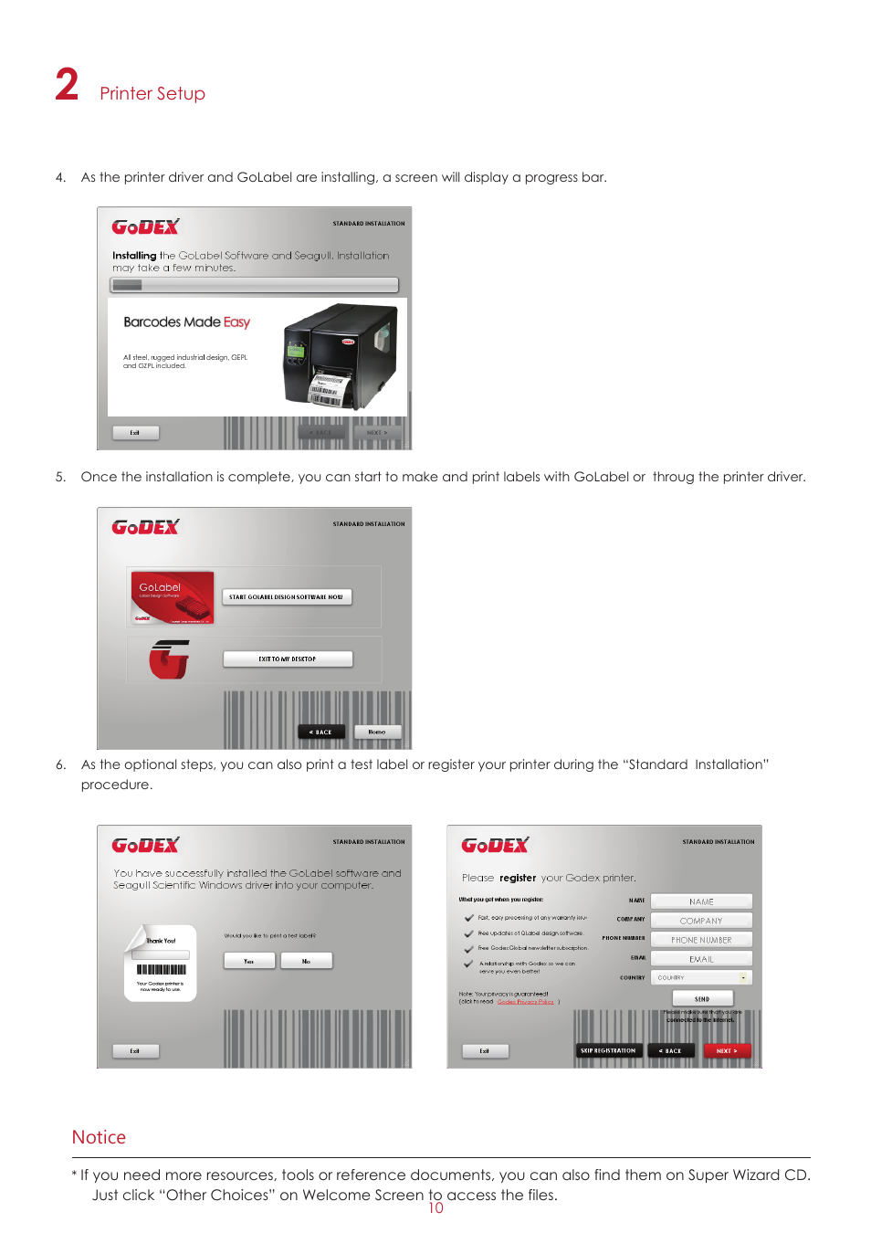 GoDEX EZ2250i series User Manual | Page 14 / 67