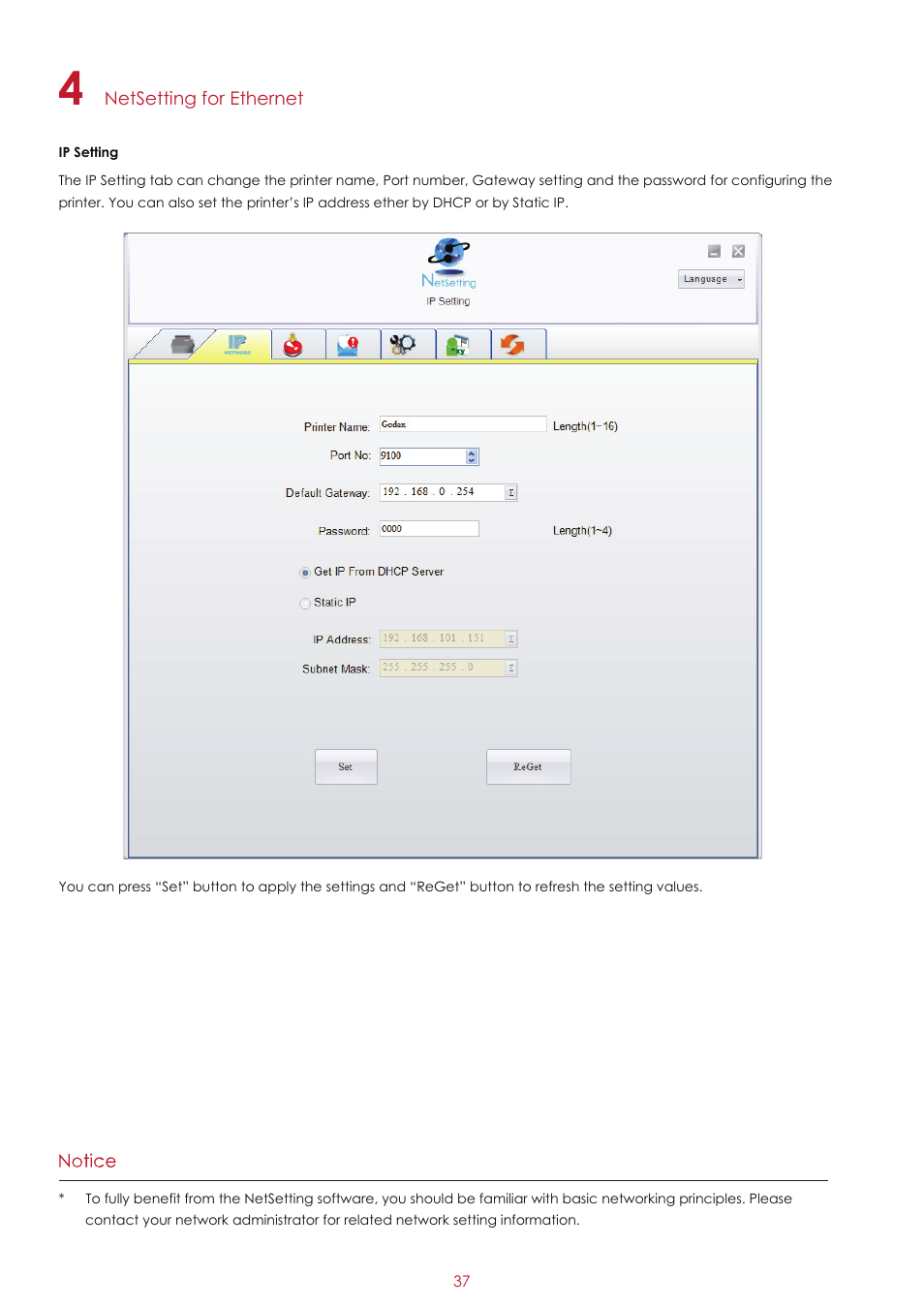 GoDEX EZ2250i series User Manual | Page 41 / 67