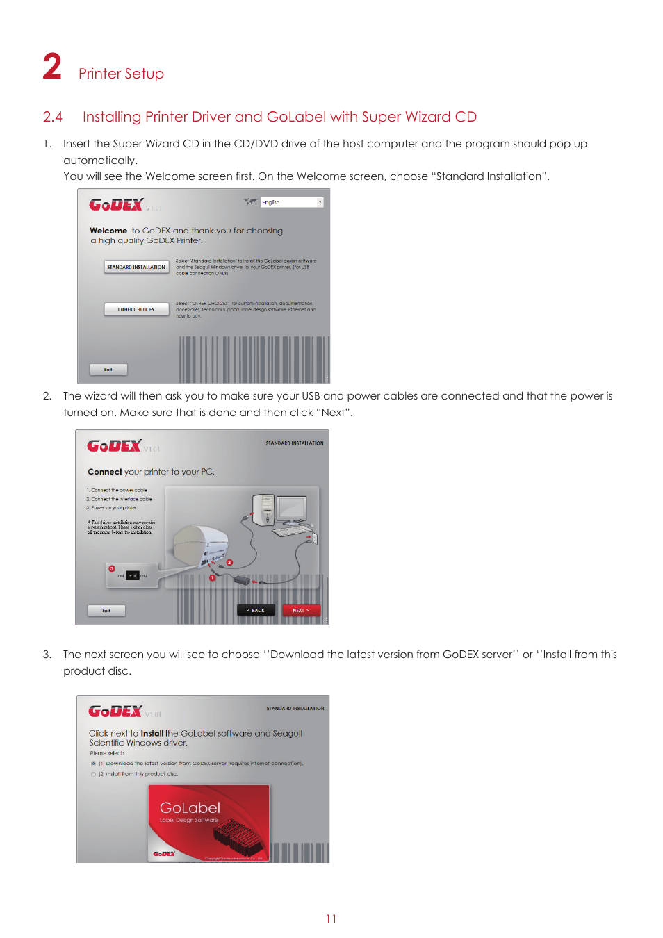 GoDEX ZX1000i series User Manual | Page 15 / 61