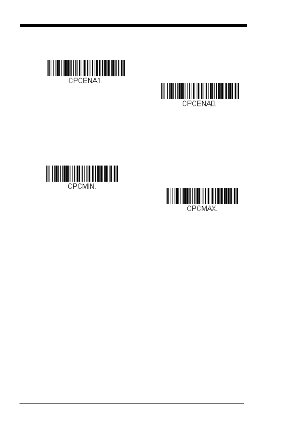 China post (hong kong 2 of 5) on/off, China post (hong kong 2 of 5) message length | GoDEX GS550 User Manual | Page 108 / 140