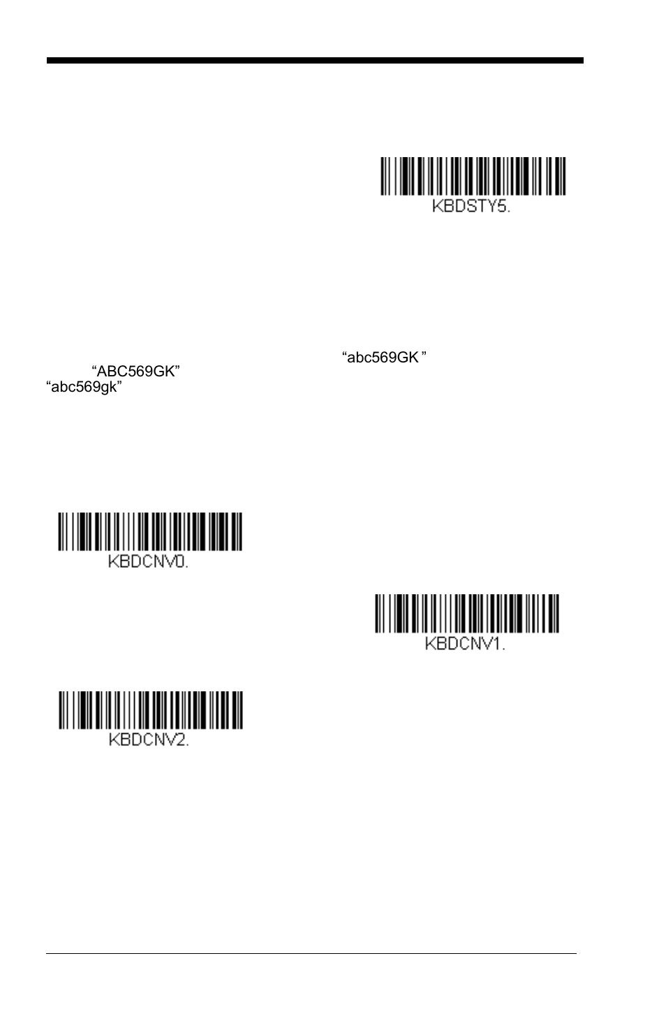 Keyboard conversion, Control character output | GoDEX GS550 User Manual | Page 28 / 140