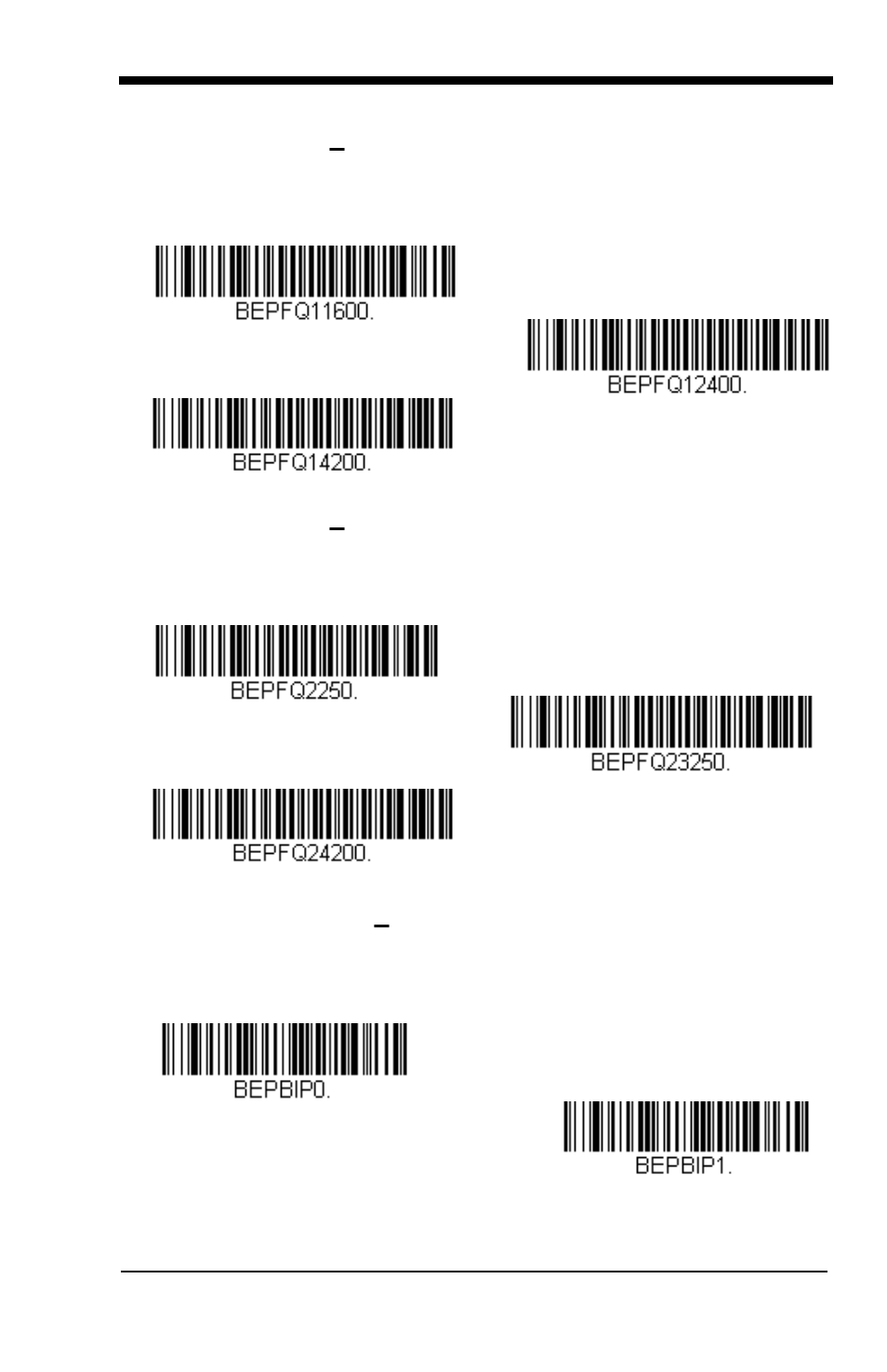 Beeper pitch – good read, Beeper pitch – error, Beeper duration – good read | GoDEX GS550 User Manual | Page 33 / 140