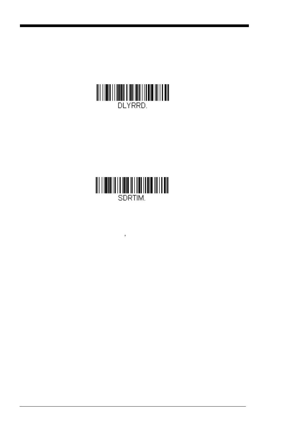 User-specified reread delay, Scanner time-out, Centering | GoDEX GS550 User Manual | Page 40 / 140