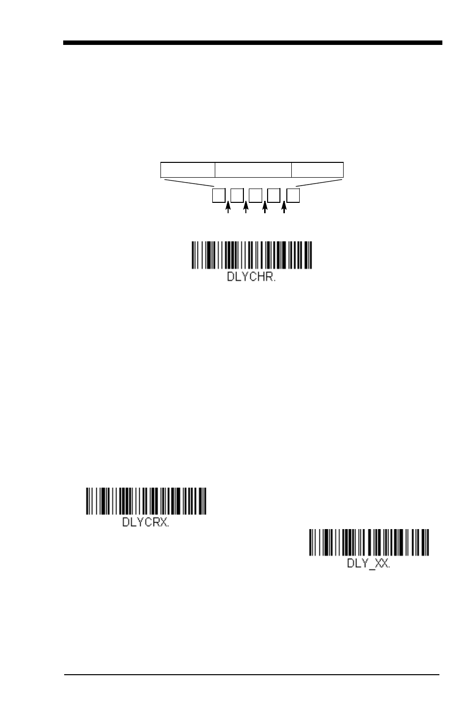Intercharacter delay, User specified intercharacter delay | GoDEX GS550 User Manual | Page 49 / 140