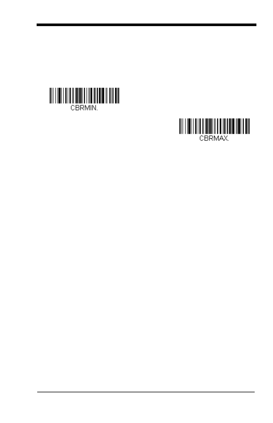 Codabar message length | GoDEX GS550 User Manual | Page 63 / 140