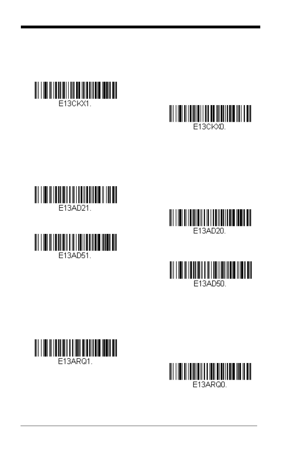 Ean/jan-13 check digit, Ean/jan-13 addenda, Ean/jan-13 addenda required | GoDEX GS550 User Manual | Page 86 / 140