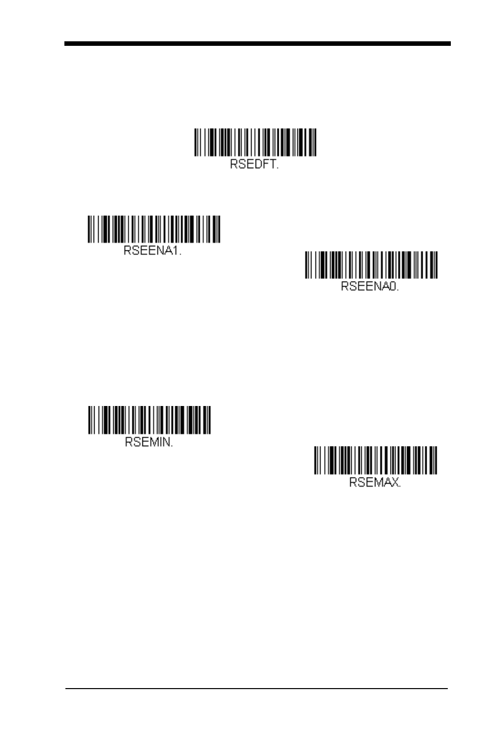 Gs1 databar expanded, Gs1 databar expanded on/off, Gs1 databar expanded message length | Default all gs1 databar expanded settings | GoDEX GS550 User Manual | Page 93 / 140