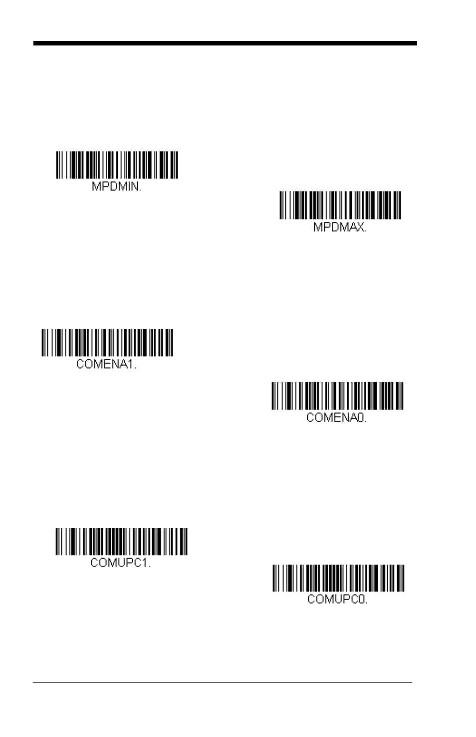 Gs1 composite codes, Micropdf417 message length, Upc/ean version | GoDEX GS550 User Manual | Page 98 / 140