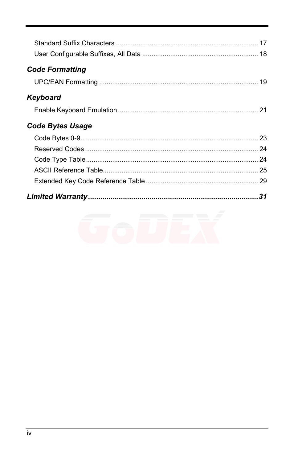 GoDEX GS220 User Manual | Page 4 / 36