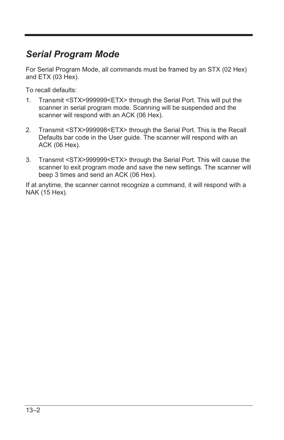 Serial program mode, Serial program mode –2 | GoDEX GS220 User Manual | Page 81 / 82