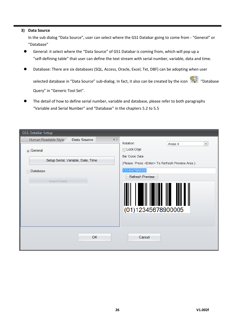Golabel on-line help | GoDEX GoLabel User Manual | Page 26 / 72