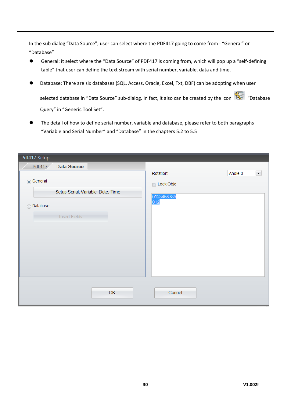 Golabel on-line help | GoDEX GoLabel User Manual | Page 30 / 72