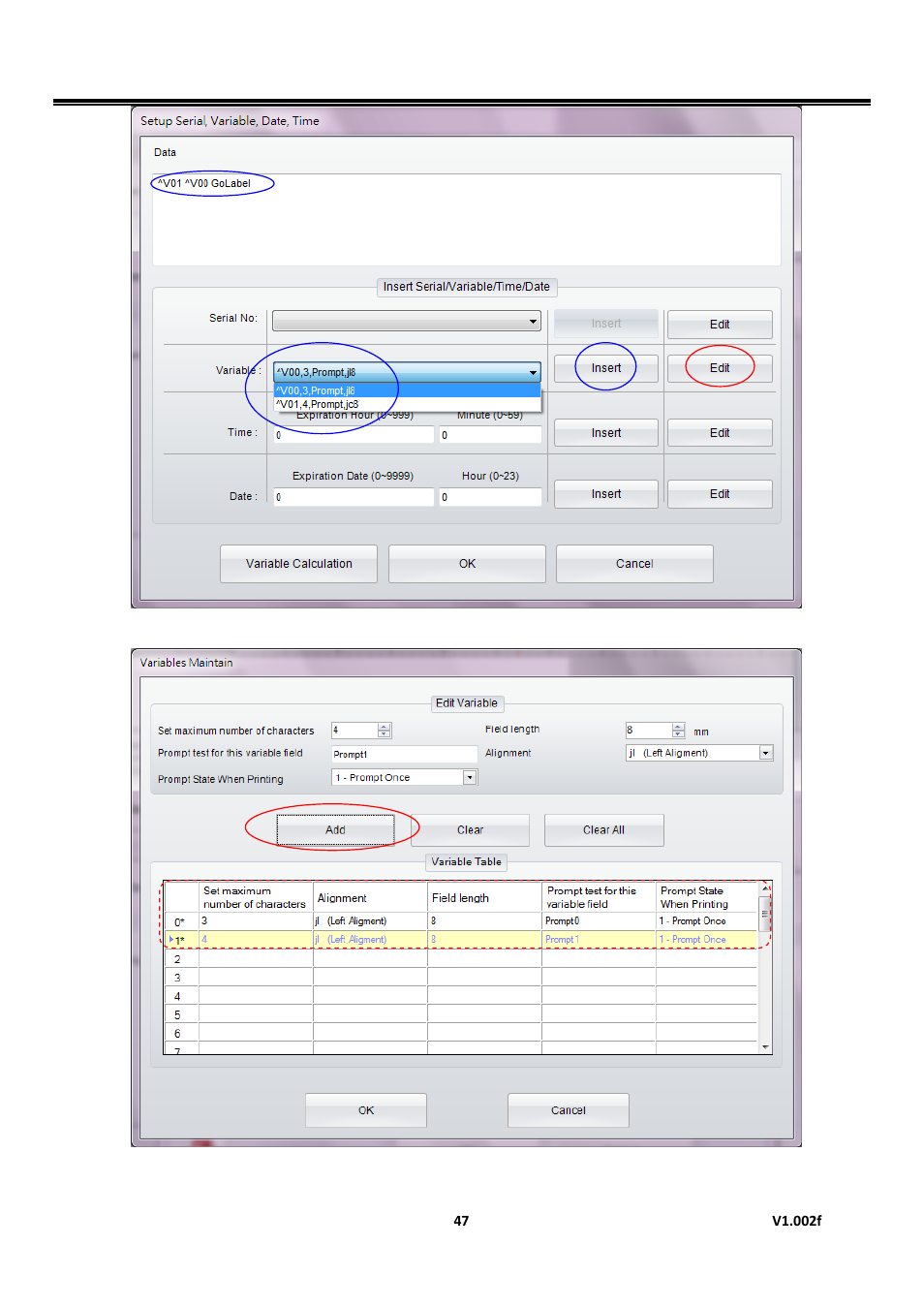 Golabel on-line help | GoDEX GoLabel User Manual | Page 47 / 72