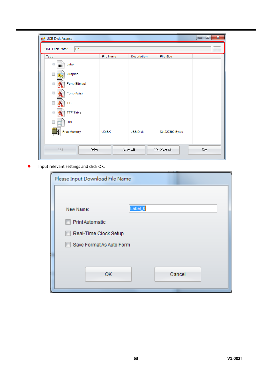 Golabel on-line help | GoDEX GoLabel User Manual | Page 63 / 72