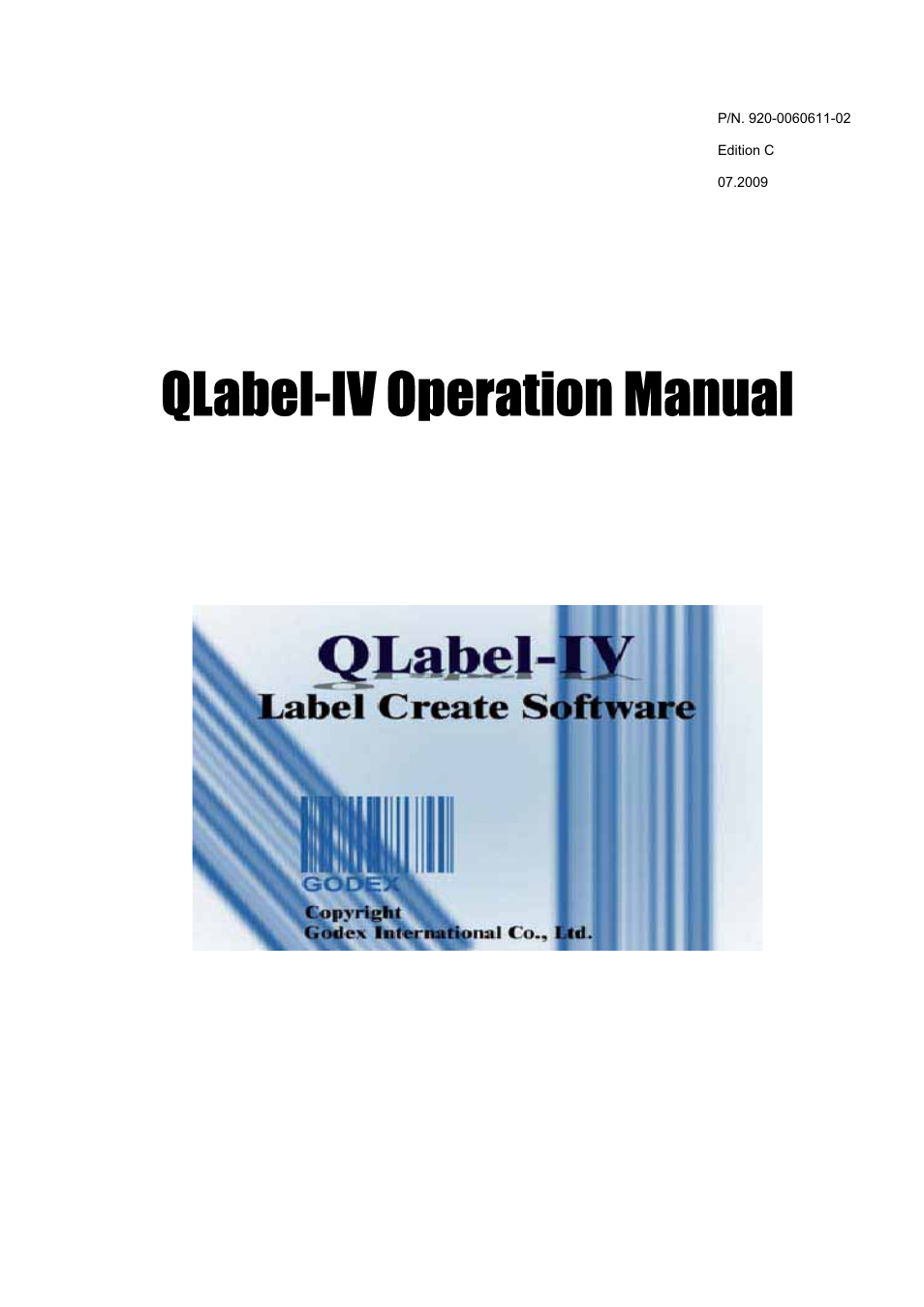 GoDEX QLabel-IV User Manual | 40 pages