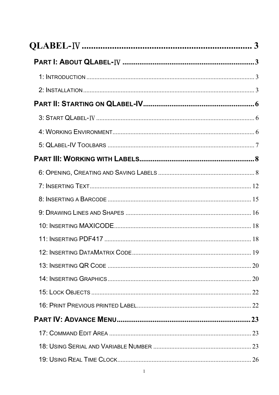 Qlabel- ҋ, I: a, Ii: s | Iii: w, Iv: a | GoDEX QLabel-IV User Manual | Page 2 / 40