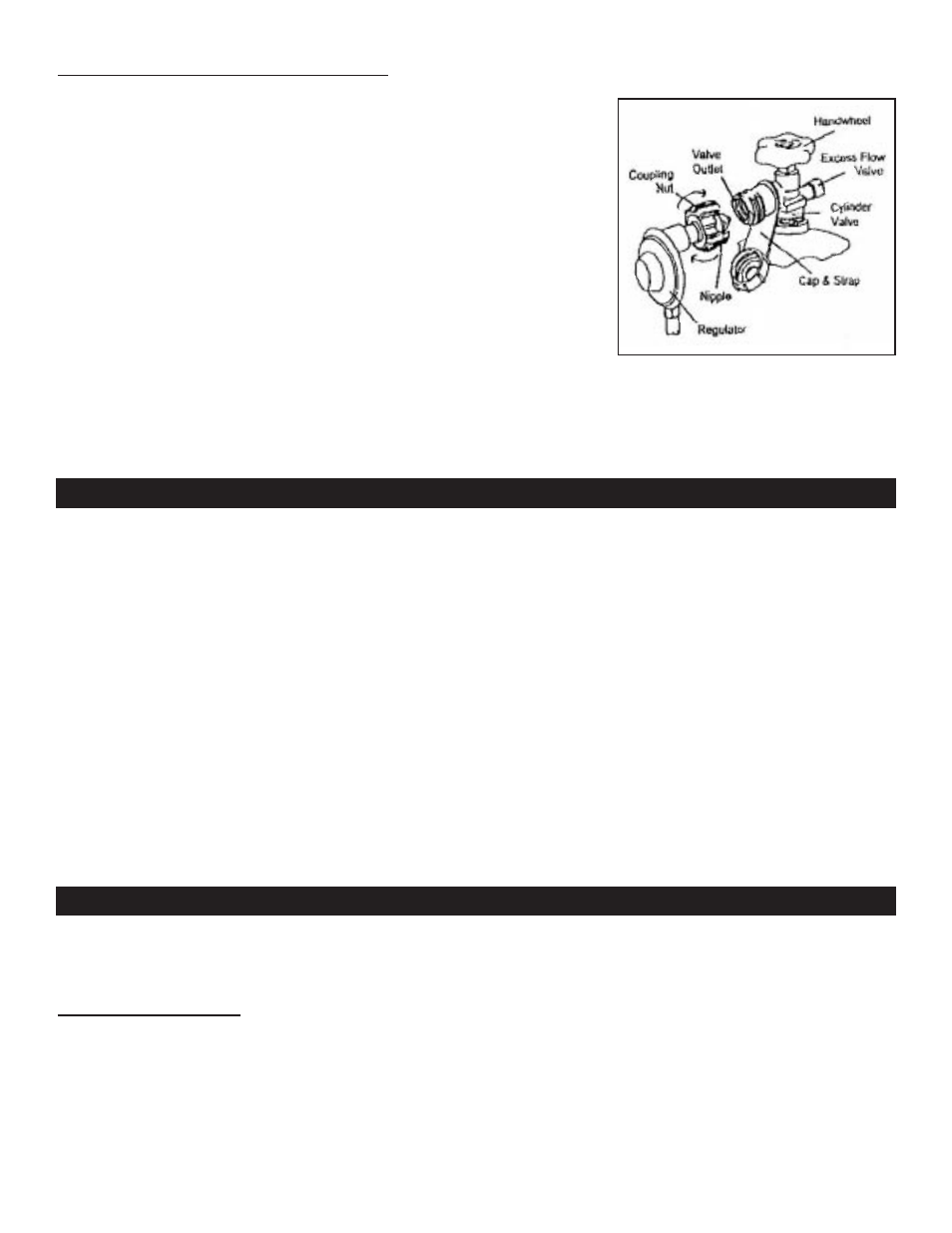 Connecting the cylinder (20 lb), Gas connection (natural gas): caution, Caution | Operation: warning, Lighting the grill | Golden Blount Sizzler Jr User Manual | Page 5 / 9