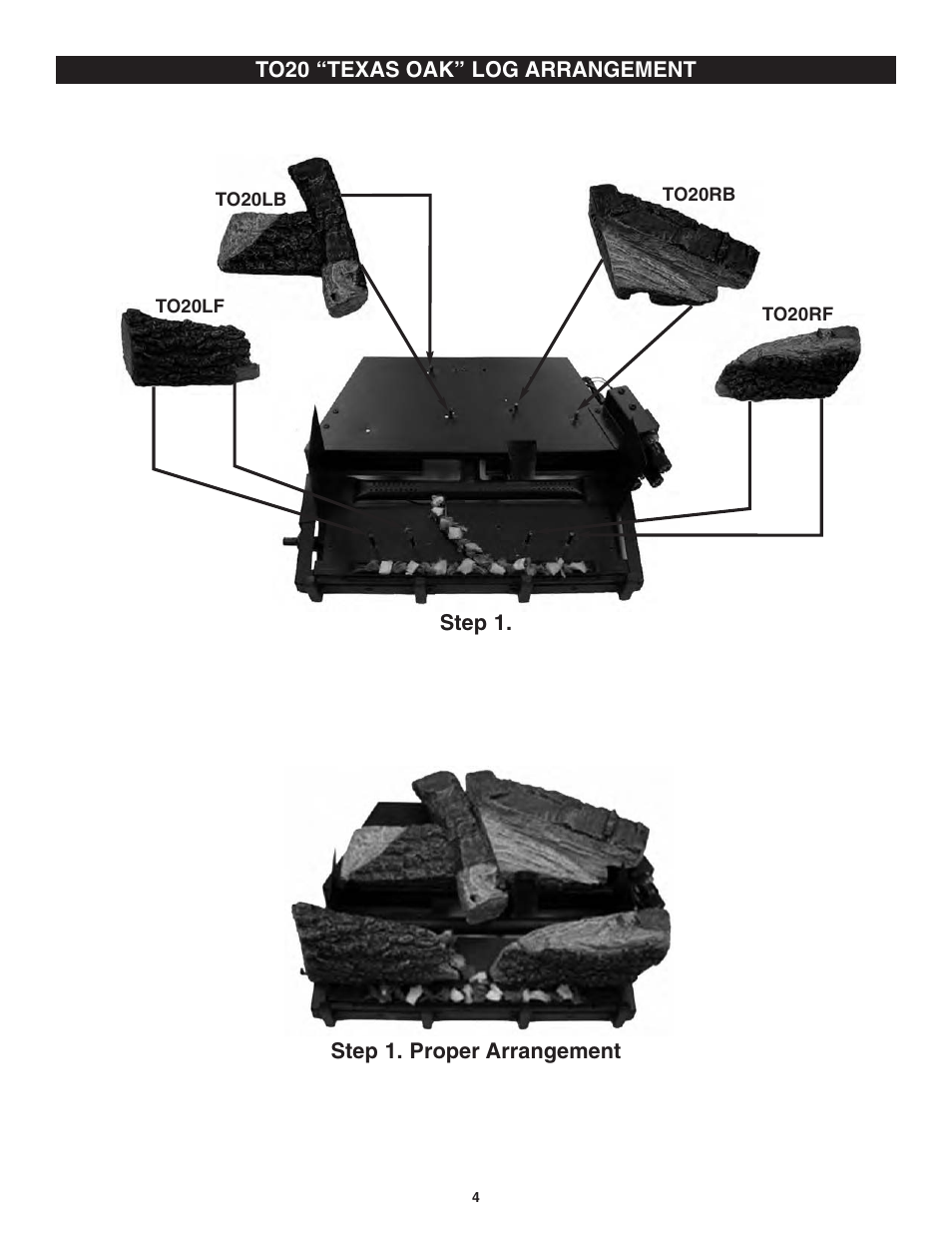 Golden Blount Texas Oak Log User Manual | Page 4 / 10