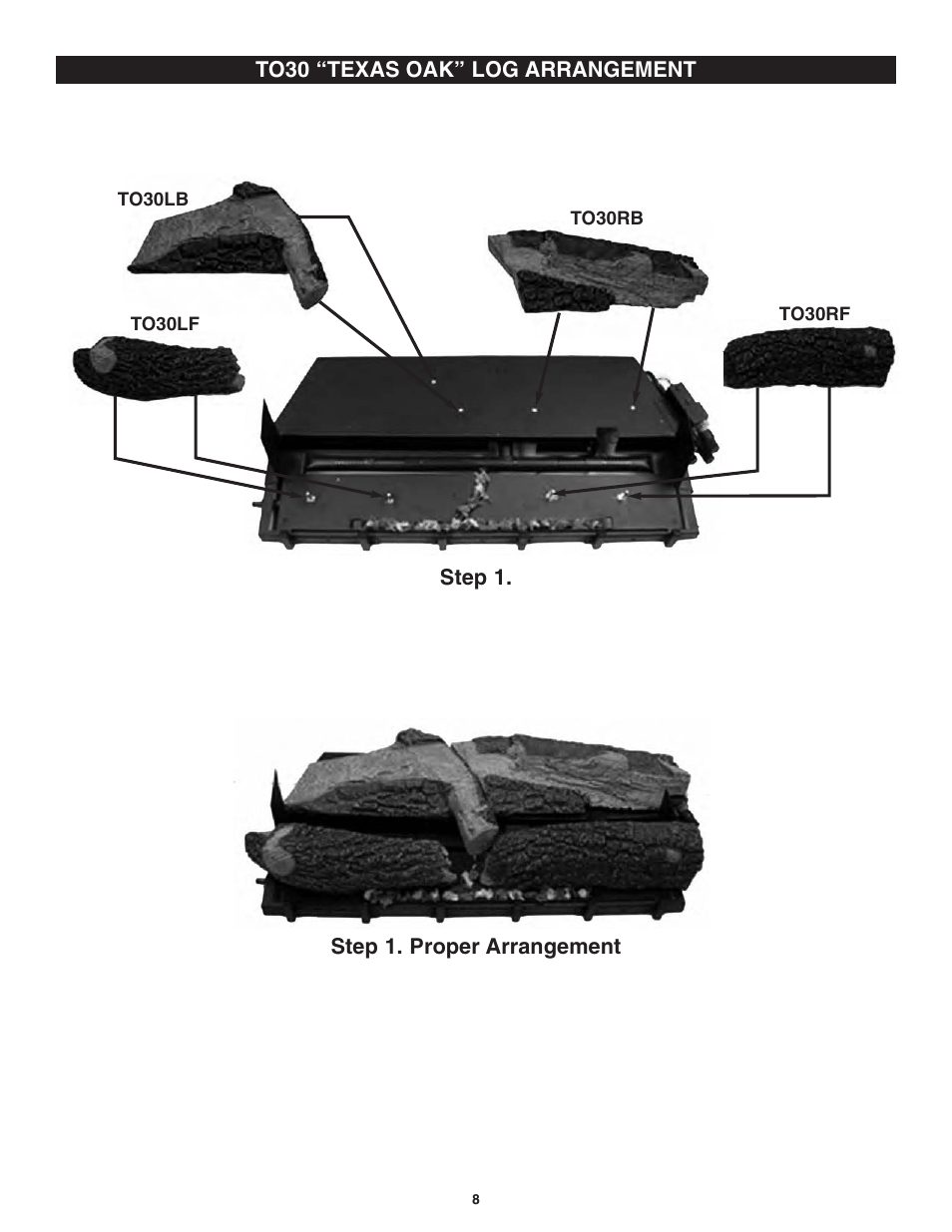 Golden Blount Texas Oak Log User Manual | Page 8 / 10