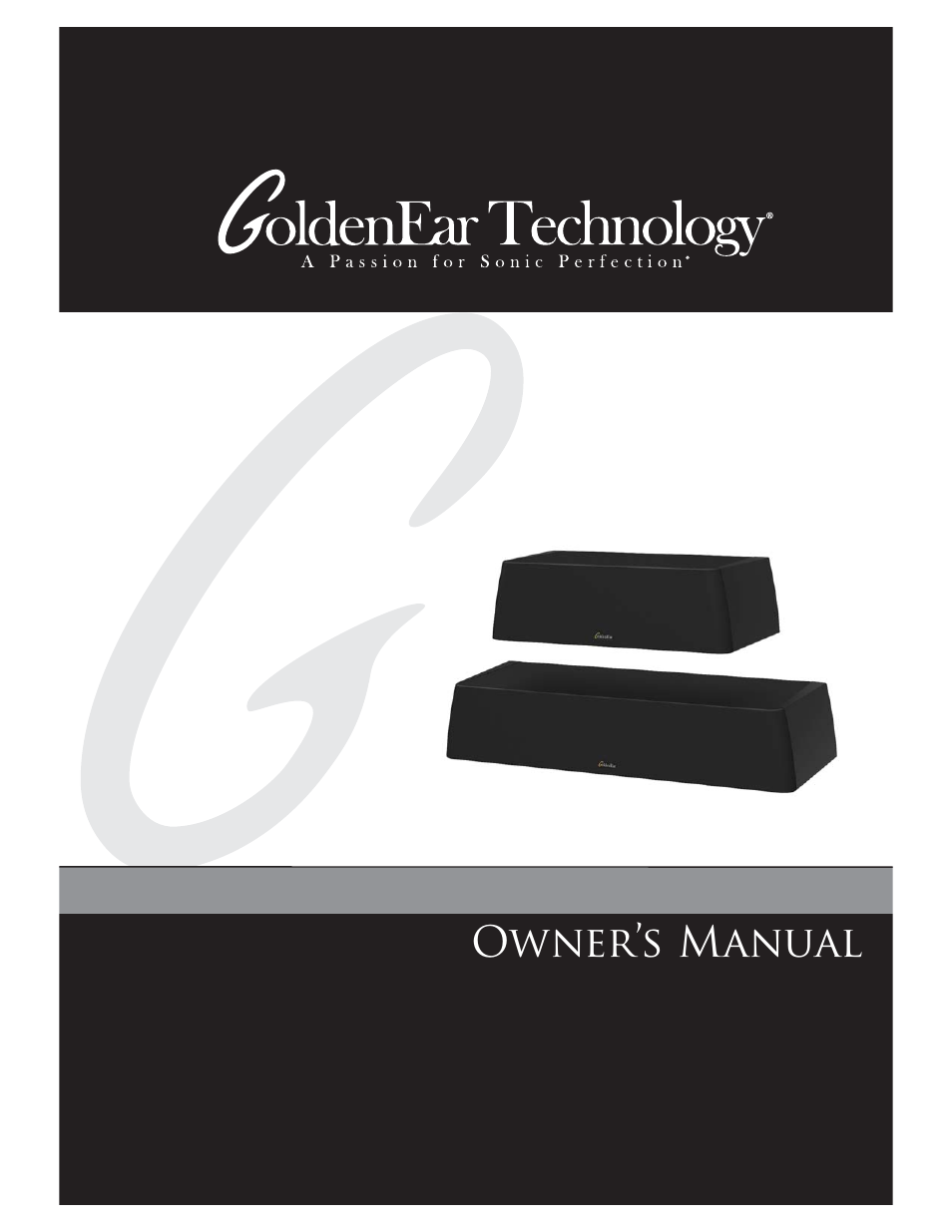 GoldenEar SuperCenter Series User Manual | 12 pages