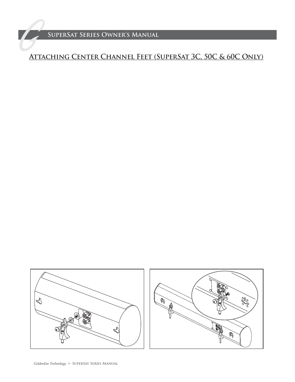 Supersat series owner’s manual | GoldenEar SuperSat Series User Manual | Page 6 / 16