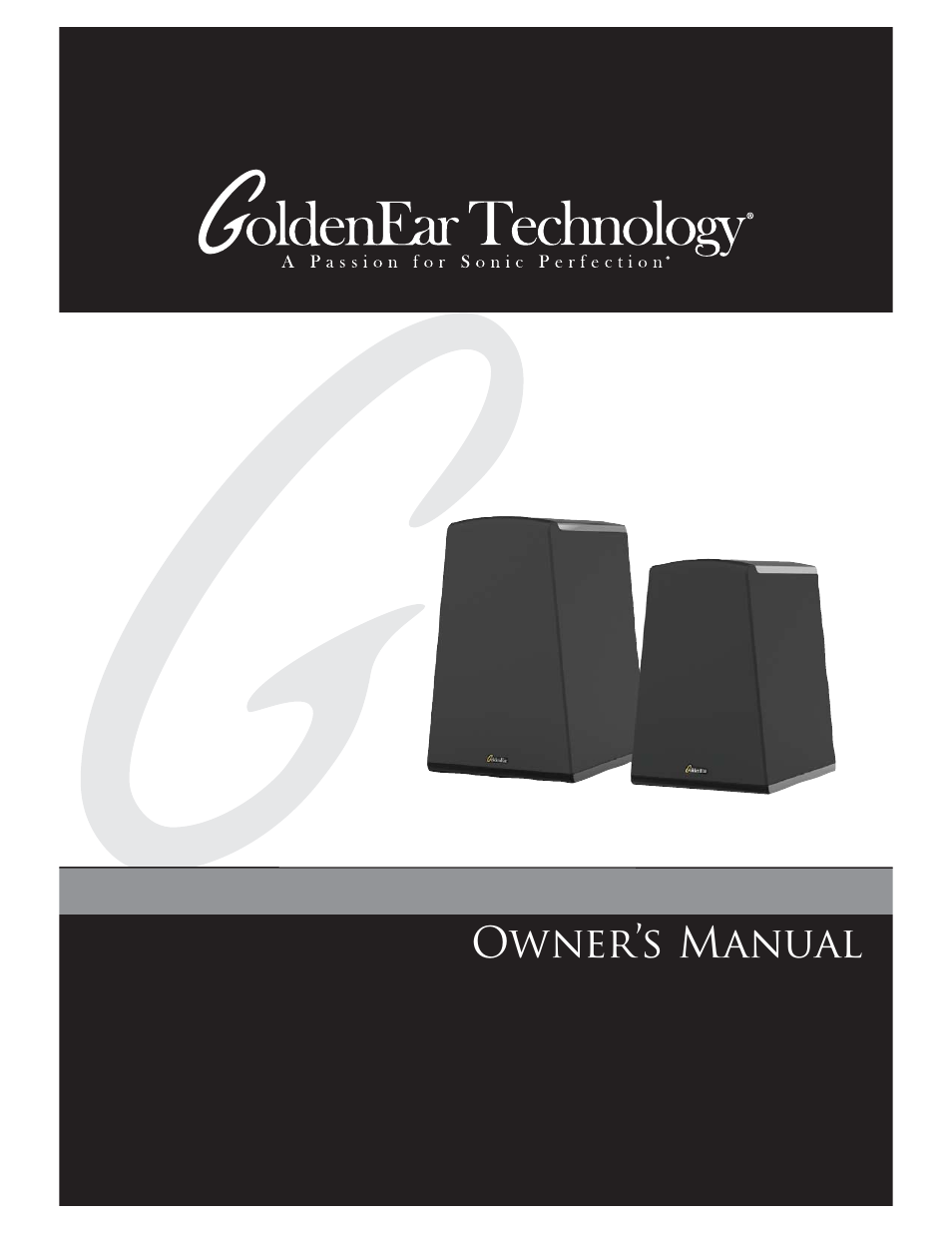 GoldenEar Aon Series User Manual | 12 pages
