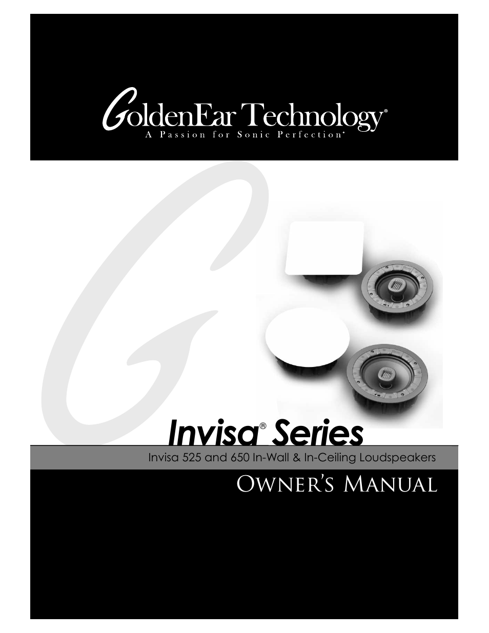 GoldenEar Invisa 650 User Manual | 16 pages