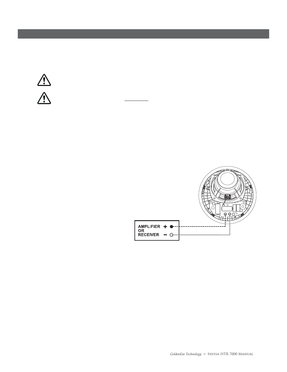 GoldenEar Invisa HTR 7000 User Manual | Page 9 / 16