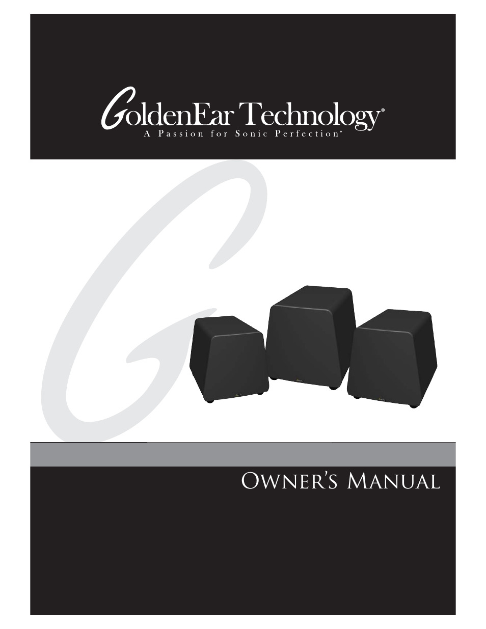 GoldenEar ForceField Subwoofers User Manual | 16 pages