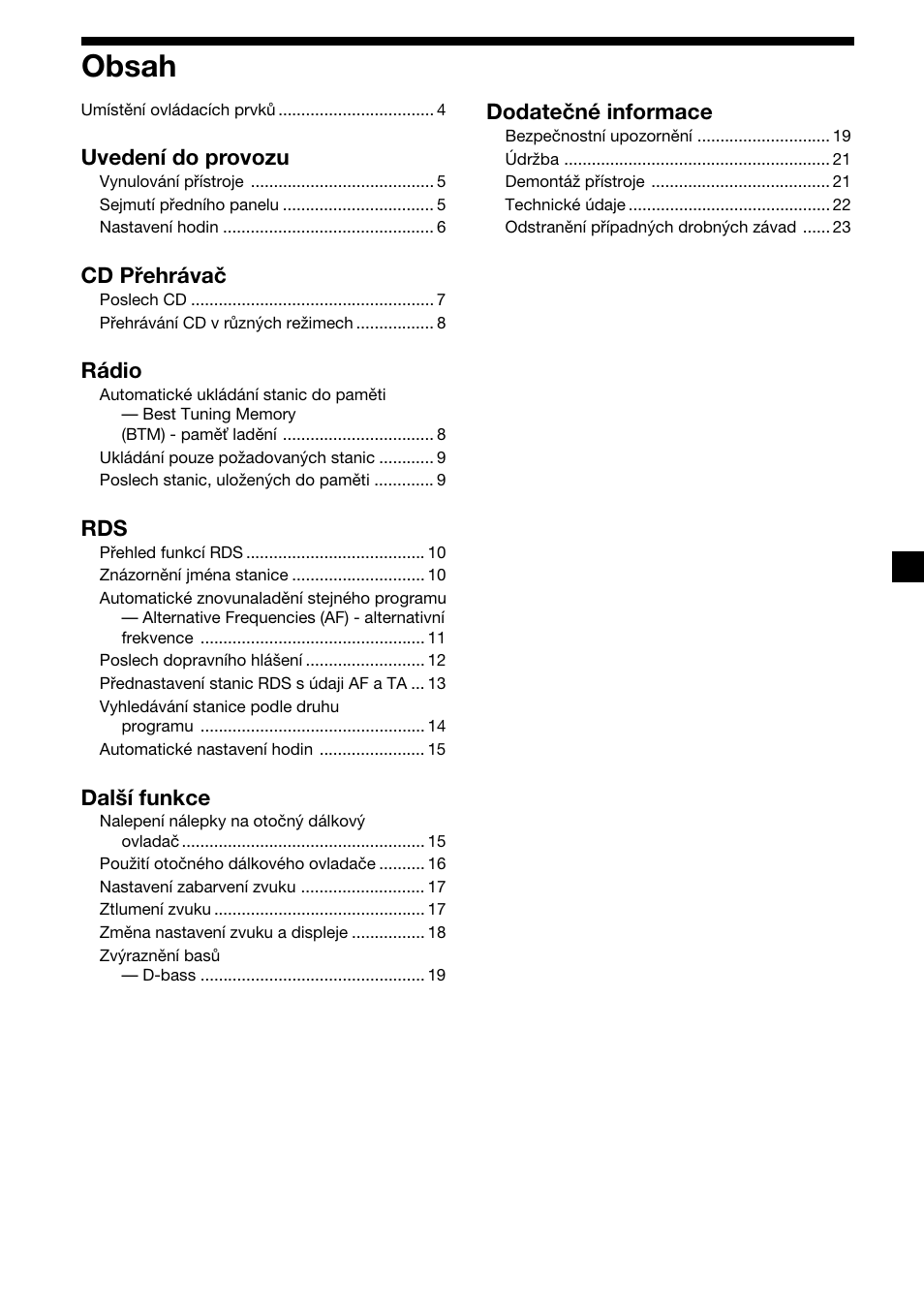 Sony CDX-2500R User Manual | Page 27 / 120