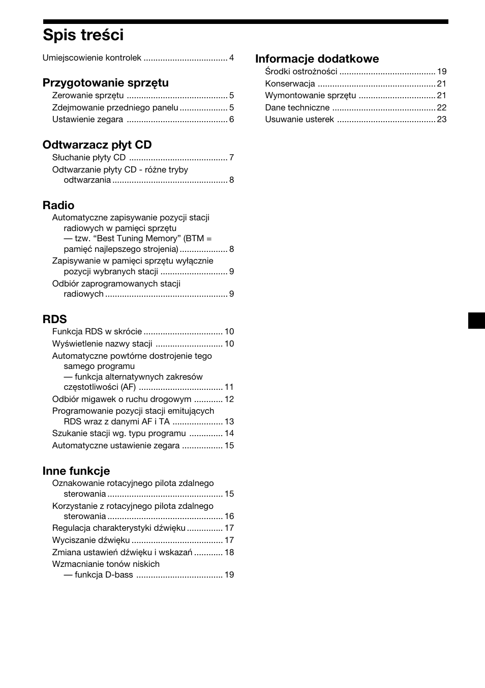 Sony CDX-2500R User Manual | Page 51 / 120