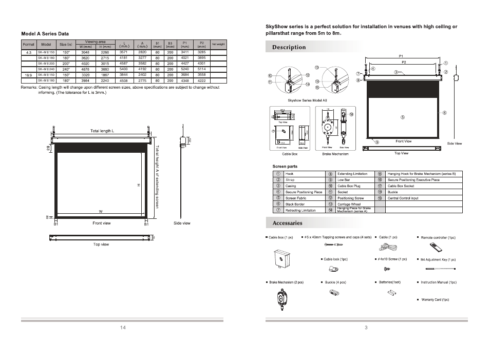 Grandview SK-M(Skyshow) User Manual | Page 5 / 10