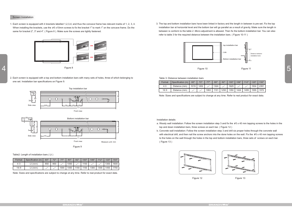 Grandview LF-PH(Concave Perm-Fixed Series) User Manual | Page 6 / 6