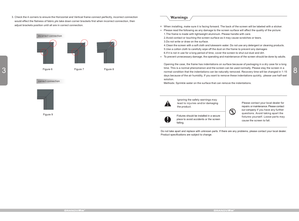 Grandview LF-PU(Large-Flat Series 3D) User Manual | Page 4 / 6