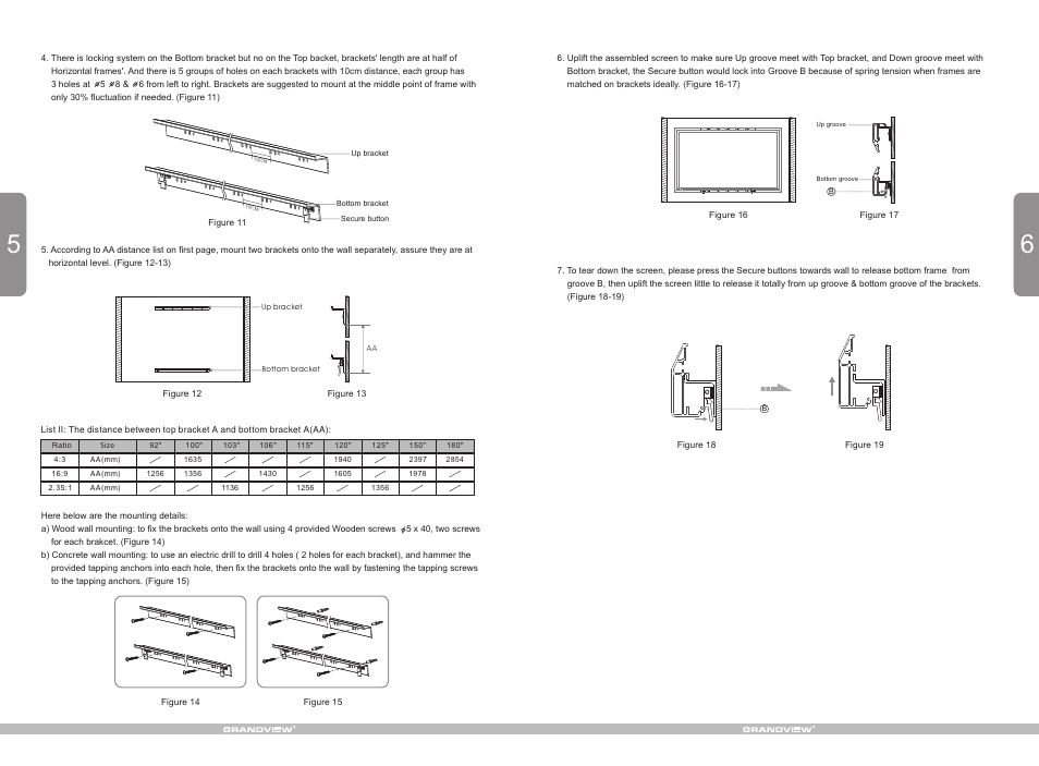 Grandview LF-PU(Large-Flat Series 3D) User Manual | Page 6 / 6