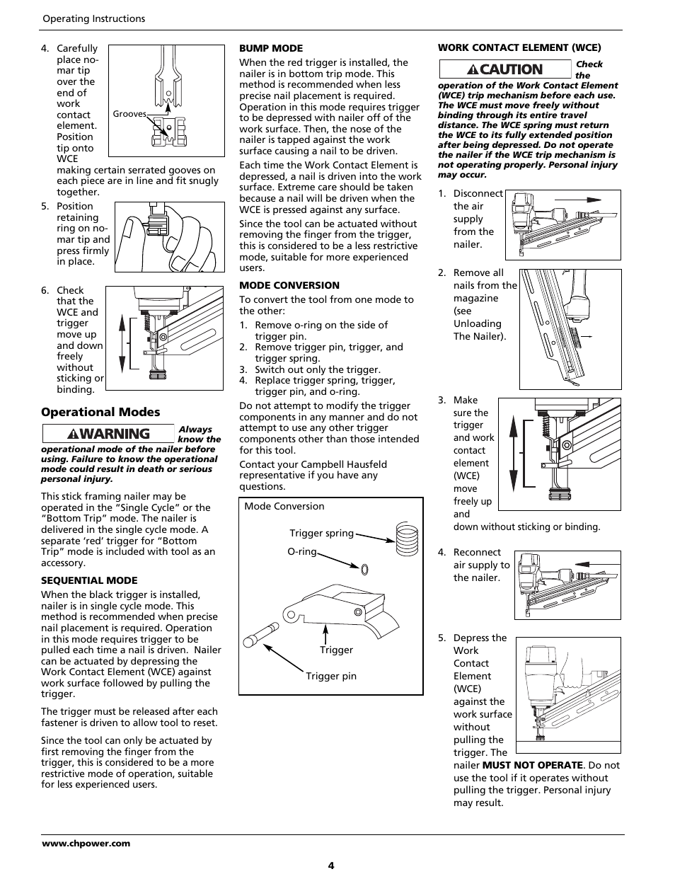 Campbell Hausfeld JB3495 User Manual | Page 4 / 24