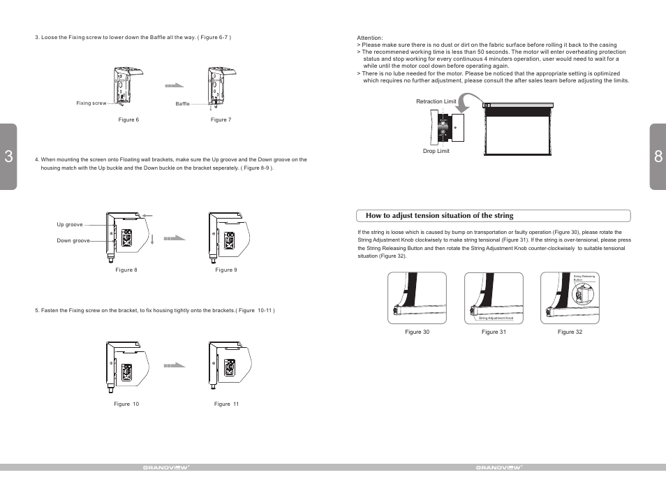 Grandview LF-MIC(Cyber Integrated Tab-Tension Motorized) User Manual | Page 4 / 6