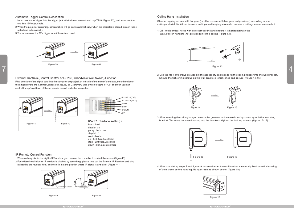Grandview LF-MIFII(Fantasy Integrated Tab-Tension Motorized) User Manual | Page 5 / 6