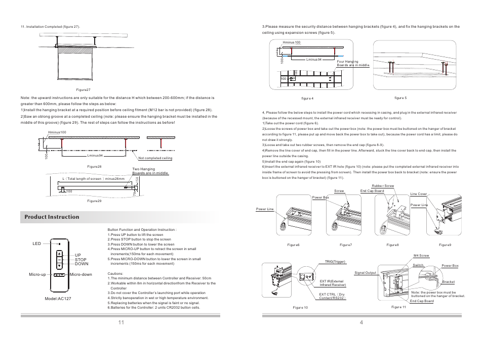 11 product instruction | Grandview LF-MIRCI(Recessed-Ceiling Series) User Manual | Page 5 / 8