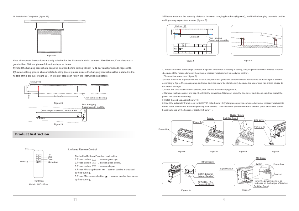 Product instruction | Grandview LF-MIRCII(Recessed-Ceiling Series) User Manual | Page 5 / 8