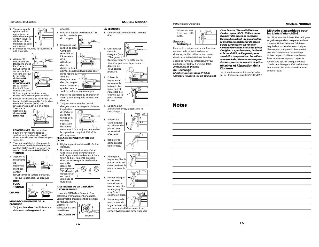 Campbell Hausfeld BRAD NB0040 User Manual | Page 10 / 20