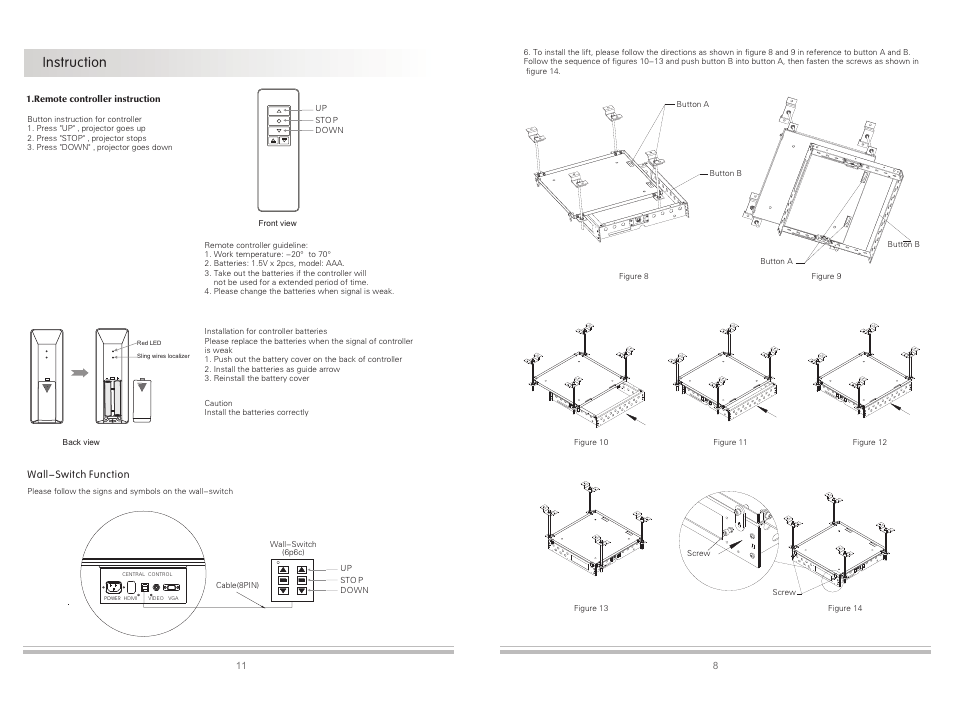 Instruction | Grandview GPCK-MB User Manual | Page 9 / 10